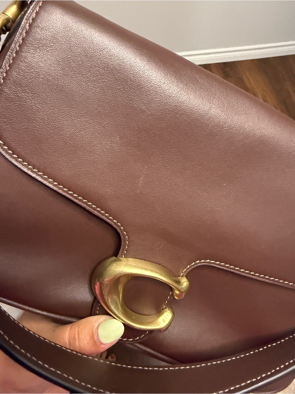 Coach Soft Tabby Shoulder Bag in Maple - Picture 6 of 9